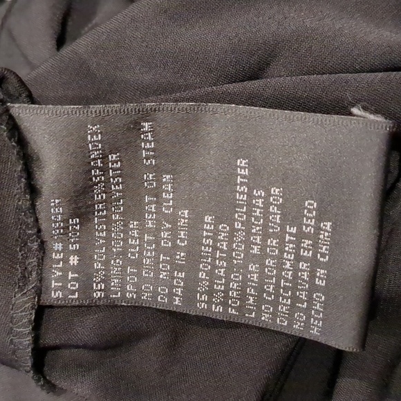 Blondie Nites Open Back Black Embellished Formal Prom Evening Gown size 11 - Picture 8 of 11